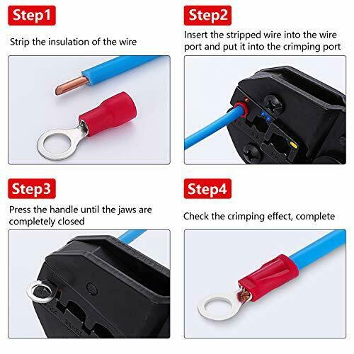 480/330/280/140 kom Razni lopatičasti terminali Prstenaste ušice za vilice Prešani čeoni konektor Komplet konektora kabela izolirane električne žice