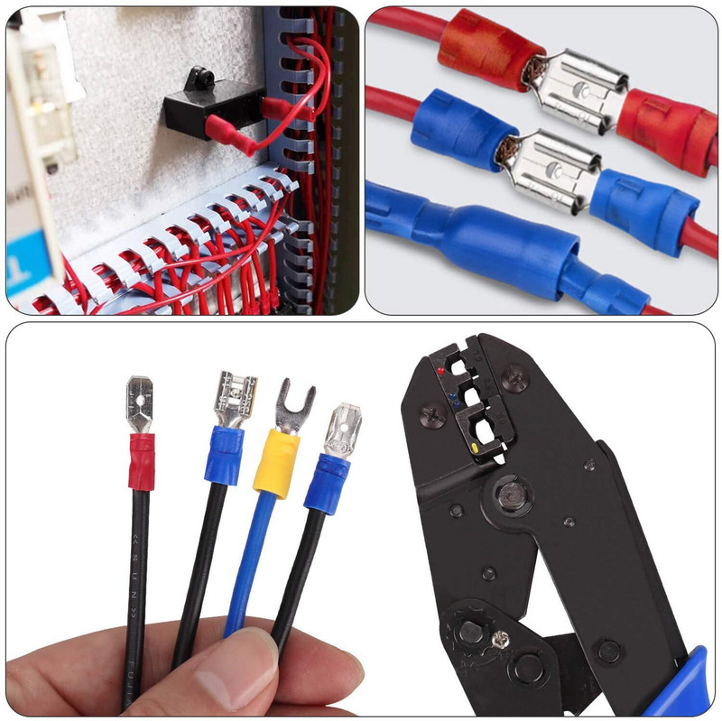 480/330/280/140 kom Razni lopatičasti terminali Prstenaste ušice za vilice Prešani čeoni konektor Komplet konektora kabela izolirane električne žice