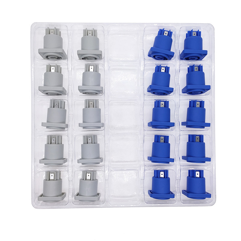 10PCS Powercon konektor 3 pina 20A 250V Power Speaker panel utičnica ženska za LED zaslon pozornica rasvjeta