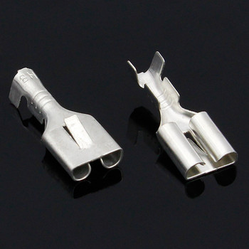 6,3 мм женски конектори за кримпване, лопатовиден конектор за автомобили