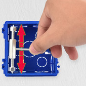 6 gab. Kasešu remontētāja elektriskās kārbas remonta kasešu skrūves atbalsta stienis sienas slēdžu kārbai B03E