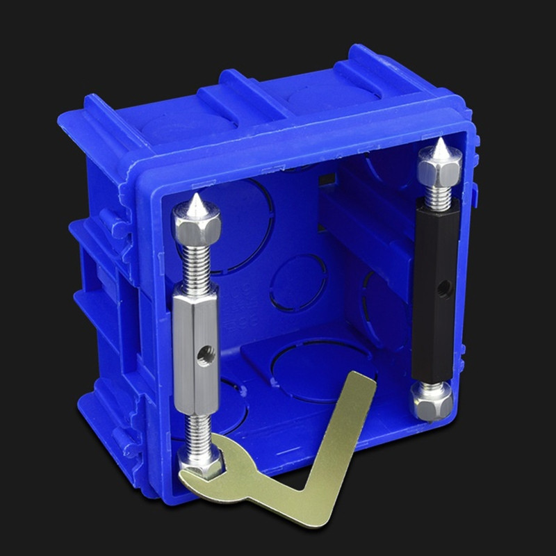 6 gab. Kasešu remontētāja elektriskās kārbas remonta kasešu skrūves atbalsta stienis sienas slēdžu kārbai B03E