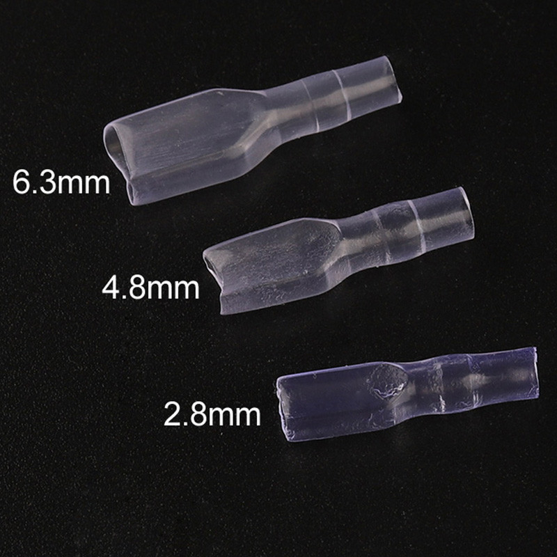 2,8 mm 4,8 mm 6,3 mm 10/30/50/100 kompleta kompleta konektora žice zvučnika automobila utikač opruga ženski muški lopatasti terminal za hladno stezanje