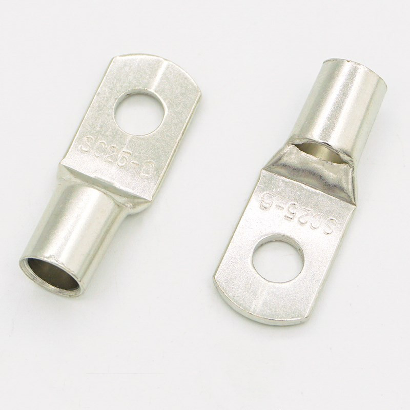 10PCS/5PCS SC25-6 25-8 25-10 25-12 Komplet bakrenih kabelskih stopica Rupa za vijke Pokositrene kabelske stopice Baterijski terminali Bakreni nos Konektor za žice