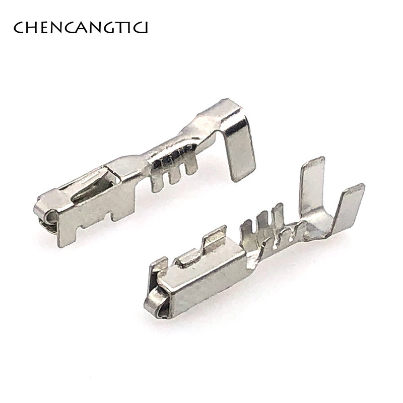 50 gab. Gofrēta skārda spaile G22 Auto Delphi savienotāju spraudņu savienojuma automašīnas tapu nomaiņa 12048074