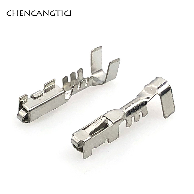 50 gab. Gofrēta skārda spaile G22 Auto Delphi savienotāju spraudņu savienojuma automašīnas tapu nomaiņa 12048074