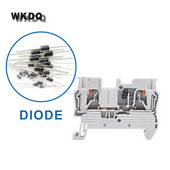 Diodni terminalni blok 10Pc Push-in 2.5mm žica 1N4007 1A/1200V PT2.5/PTTB2.5-DT PT2.5-TW/QU-DT komponentni konektor DIN tračnice PT 2.5