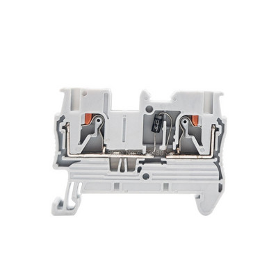 Diodni terminalni blok 10Pc Push-in 2.5mm žica 1N4007 1A/1200V PT2.5/PTTB2.5-DT PT2.5-TW/QU-DT komponentni konektor DIN tračnice PT 2.5