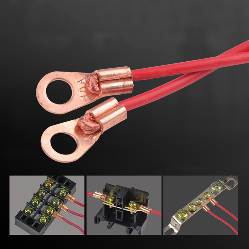 OT 10A 60A 100A 200AC kabeļa vara uzgaļa akumulatora savienotāja gredzena spaile 20A 30A 40A 50A 150A 200A 300A