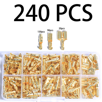 4,0 mm lode, 240 gab., termināla savienotājs, automašīnas motocikla kravas automašīnas ligzda, caurspīdīga vāki, aukstā presēšana, saspiešana, kabeļa uzmava, stieple, misiņš, elektriskā