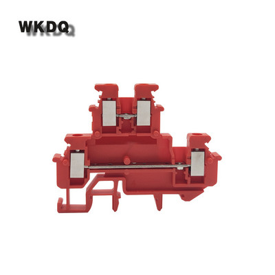 10kom MBKKB2.5 Univerzalni vijak Dvostruka razina Mini prolazni utikač Vodič Konektor za žice DIN letvica Terminalni blok MBKKB 2.5