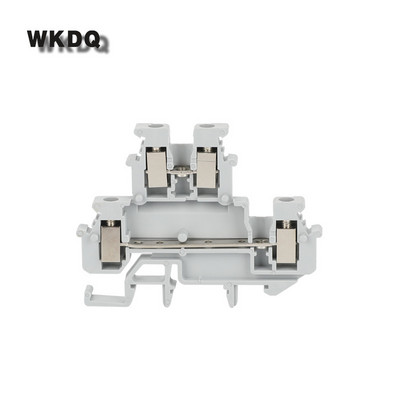 10kom MBKKB2.5 Univerzalni vijak Dvostruka razina Mini prolazni utikač Vodič Konektor za žice DIN letvica Terminalni blok MBKKB 2.5