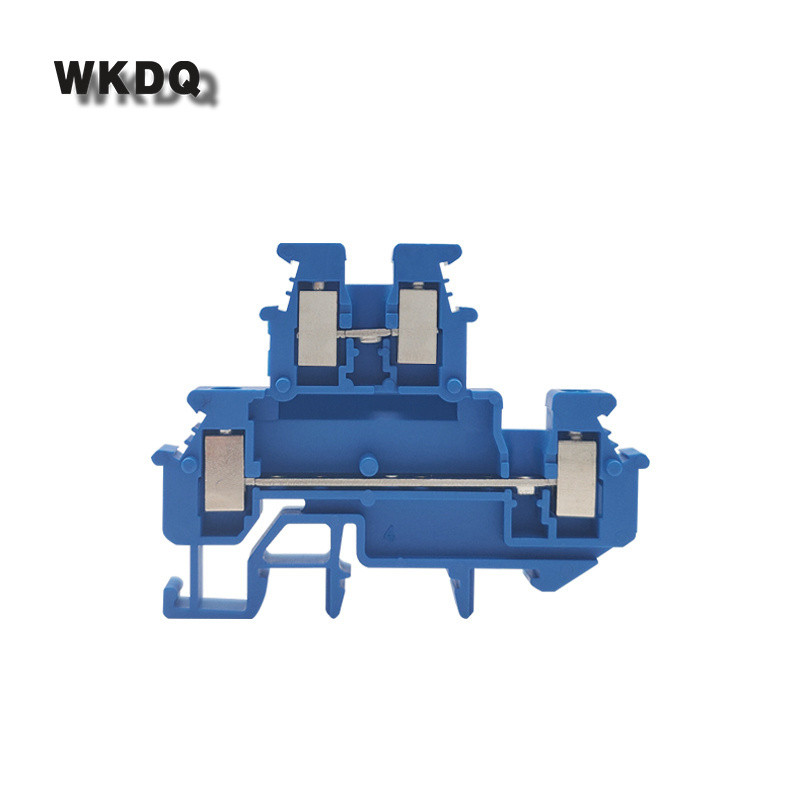 10kom MBKKB2.5 Univerzalni vijak Dvostruka razina Mini prolazni utikač Vodič Konektor za žice DIN letvica Terminalni blok MBKKB 2.5