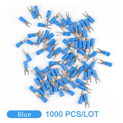 1000 kom./lot SV2-3 SV2-4 SV2-5 SV2-6 Izolirani viljuškasti kabelski terminalni konektor Električni viljuškasti terminali