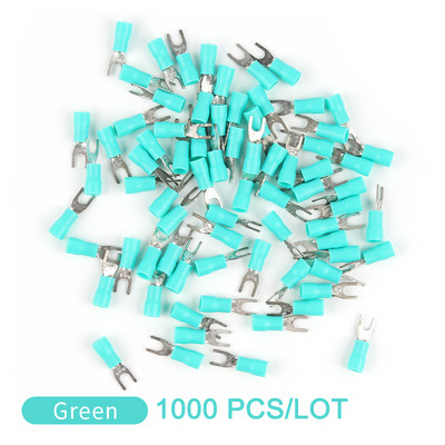 1000 kom./lot SV2-3 SV2-4 SV2-5 SV2-6 Izolirani viljuškasti kabelski terminalni konektor Električni viljuškasti terminali