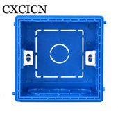 86 tipa slēdža ligzda, slēpta apakšējā kārba liesmu slāpējoša mājsaimniecības slēptā sadales kārba, iebūvēta vadu kārba