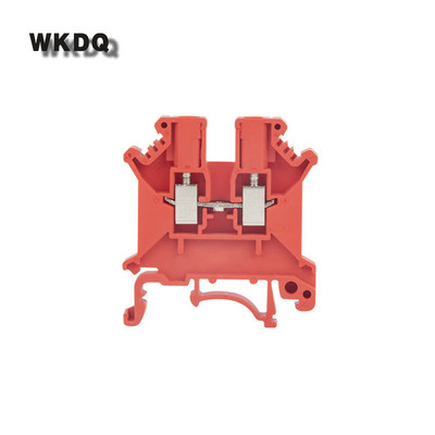 10 gab UK3N UK3 daudzkrāsu skrūvju padeve universālā spraudņa vads elektriskais savienotājs Din sliedes spaiļu bloks UK 3N
