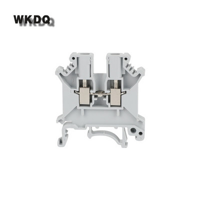 10 gab UK3N UK3 daudzkrāsu skrūvju padeve universālā spraudņa vads elektriskais savienotājs Din sliedes spaiļu bloks UK 3N
