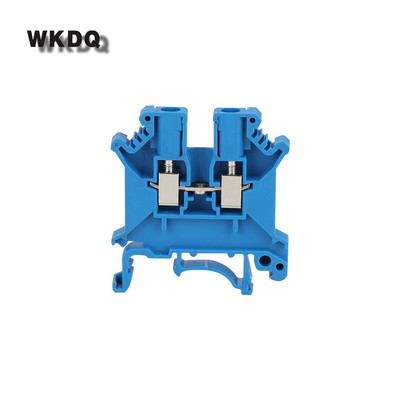 10 gab UK3N UK3 daudzkrāsu skrūvju padeve universālā spraudņa vads elektriskais savienotājs Din sliedes spaiļu bloks UK 3N