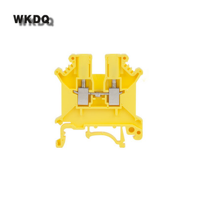 10 gab UK3N UK3 daudzkrāsu skrūvju padeve universālā spraudņa vads elektriskais savienotājs Din sliedes spaiļu bloks UK 3N