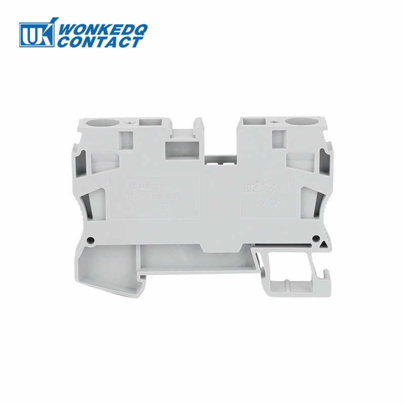 5 τεμ. Ηλεκτρικός συνδετήρας καλωδίου ST10 Σύνδεση ελατηρίου-κλωβού Τροφοδοσία μέσω καλωδίωσης Επιστροφή Βύσμα έλξης ST 10 Μπλοκ ακροδεκτών ράγας