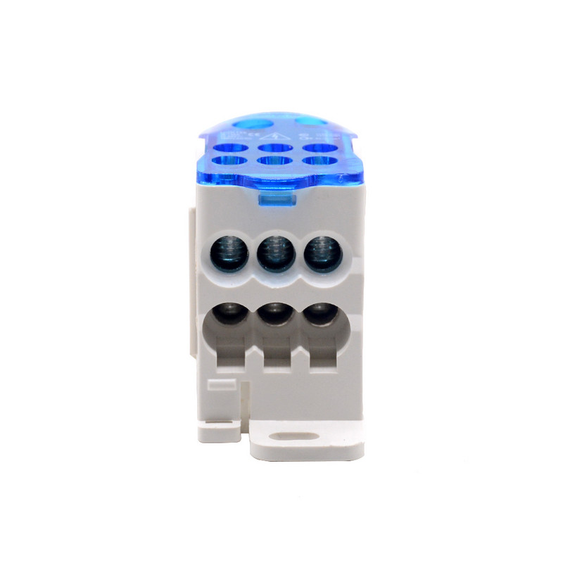 UKK80A 125A 160A 250A Terminalni blok 1 u više vanjskih DIN tračnica razvodna kutija Univerzalni električni žičani konektor Napajanje