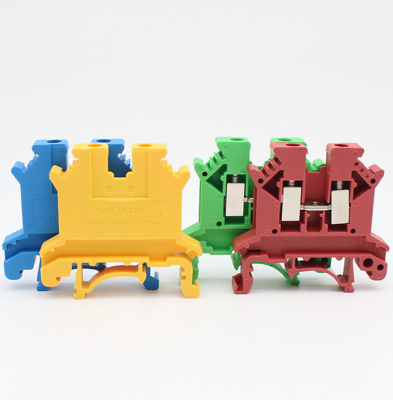 50kom UK2.5B CE odobreno UK-2.5B DIN letvica Priključni blokovi tipa Phoenix visoke kvalitete