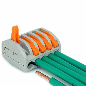 10 бр. 0,08-4 мм мини жични кабелни конектори Разклонител за резби за проводници PCT212-PCT218 SPL-2 SPL-3 Клемни блокове с пружинен лост