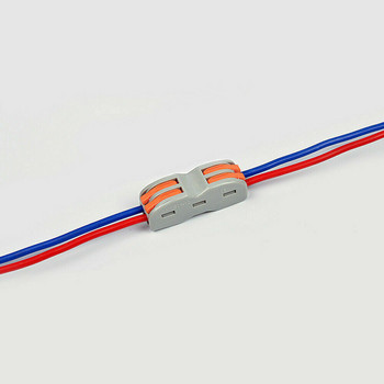 10/20X конектор за бърз проводник PCT212-PCT218 SPL-2-3 0,08-2,5 mm Универсални конектори за кабели за окабеляване Клемен блок с проводник