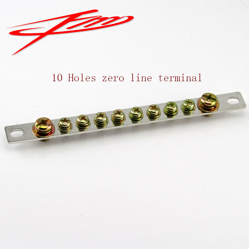 250 V 15 A 5 putnih 7 putnih 10 putnih ravnih žica za uzemljenje, niz bakrenih električnih šipki, terminalni blok