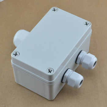 IP65 Водоустойчива кабелна съединителна кутия 80*130*70 мм с комплект клемни блокове за DIN шина UK2.5B
