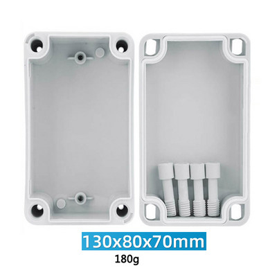 IP65 Vodootporna kabelska razvodna kutija 80*130*70 mm s UK2.5B setom terminalnih blokova za DIN šine