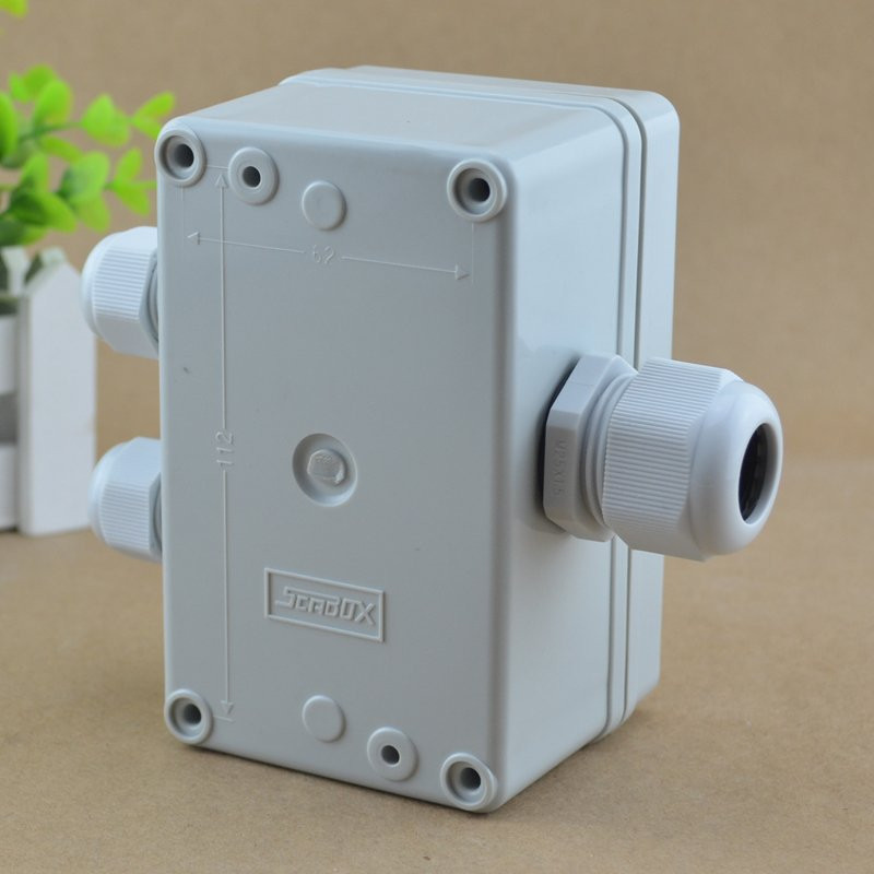 IP65 Vodootporna kabelska razvodna kutija 80*130*70 mm s UK2.5B setom terminalnih blokova za DIN šine