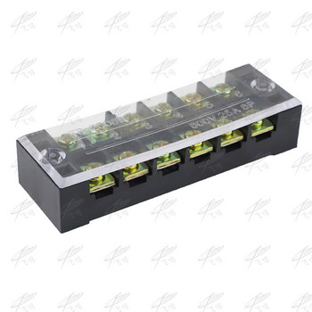 1Pcs двуредна винтова клемна лента 600V 25A TB-2503/TB-2504/TB-2506/TB-2508/TB-2505/TB-2510/TB-2512 по избор