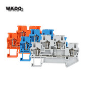 Conector de sârmă STTB2.5 10 buc. Cușcă cu arc dublu 2 nivele 4 conductor 2,5 mm mufă electrică STTB 2,5 DIN bloc terminal