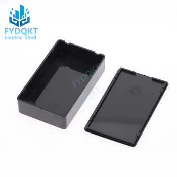 1 бр. 100x60x25 мм пластмасов водоустойчив капак Кутия за електронни инструменти за проект Направи си сам Кутия за кутия Разклонителна кутия Корпус черен