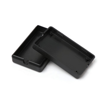 2PCS Нова висококачествена пластмасова водоустойчива черна кутия Направи си сам Кутия за инструменти Пластмасова електронна кутия за проекти Електрически консумативи