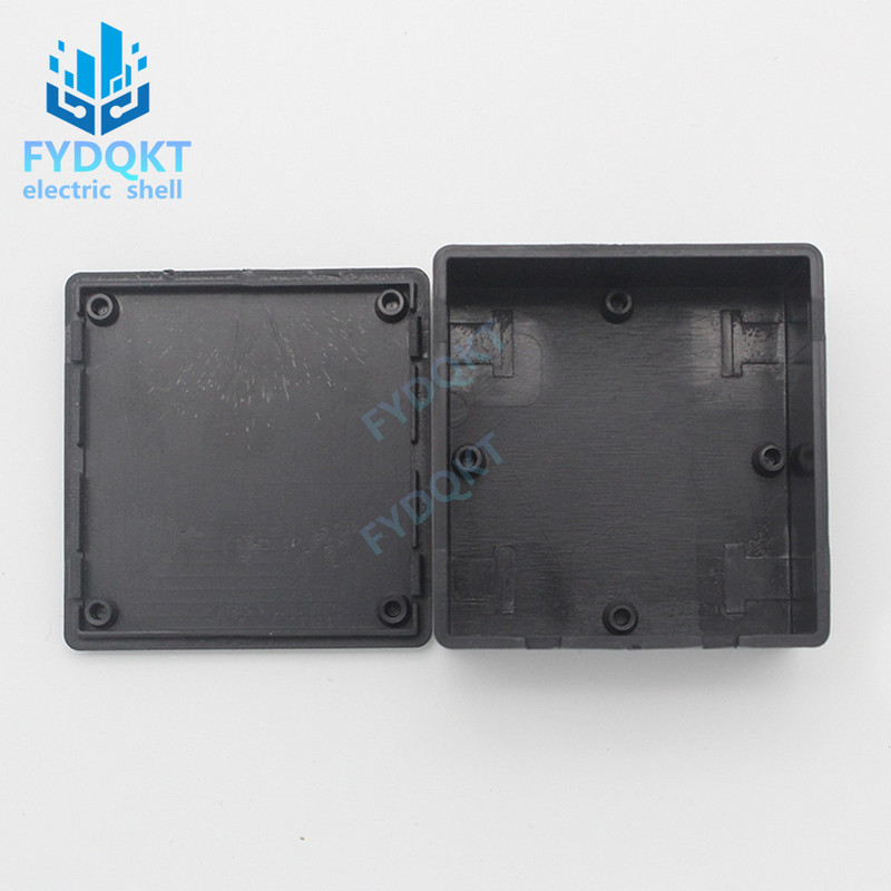 1 tk. korpuse ümbris plastikust karbiga trükkplaadi projekt elektrooniline 56x58x28 mm isetegemise traadi ühenduskarbid