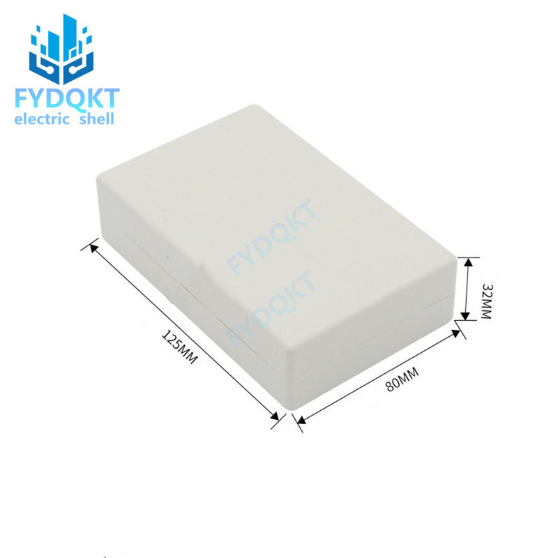 1 tk 125x80x32mm veekindel plastkaane projekt elektrooniline korpuse korpuse karbi traadi ühenduskarbid