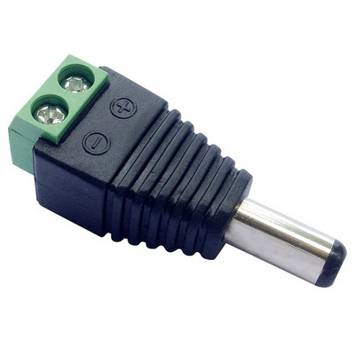 5 komada fotoaparata 2.1 mm X 5.5 mm ženski muški DC adapter za struju Ženski utikač Jack adapter konektor Muška utičnica Zelena