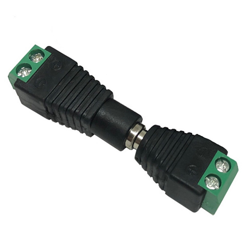 5 komada fotoaparata 2.1 mm X 5.5 mm ženski muški DC adapter za struju Ženski utikač Jack adapter konektor Muška utičnica Zelena