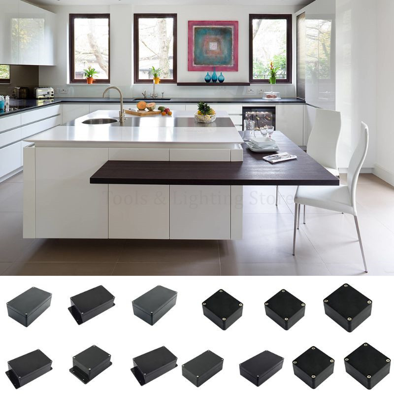 Āra DIY pārraudzības sadales kārba IP67 ūdensnecaurlaidīgs putekļu necaurlaidīgs korpusa korpuss elektroinstalācijas elektriskā projekta korpusa terminālis