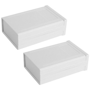 Бял висококачествен DIY водоустойчив капак Кутии за кутии за проекти Кутия за модули за инструменти Електронна кутия за проекти