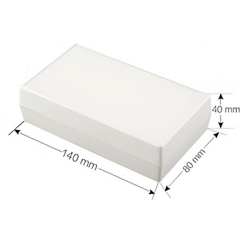 Гореща ABS пластмаса Направи си сам бяла кутия за модул за инструменти Водоустойчив капак Кутии за проекти Кутии за електронни проекти