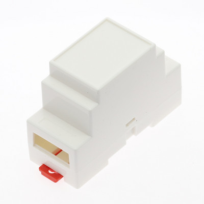 1PC DIN sliedes PLC sadales kārba plastmasas elektronikas kastes projekta korpuss 4 krāsas 88x37x59mm 35 sliežu montāžas instrumenta korpuss