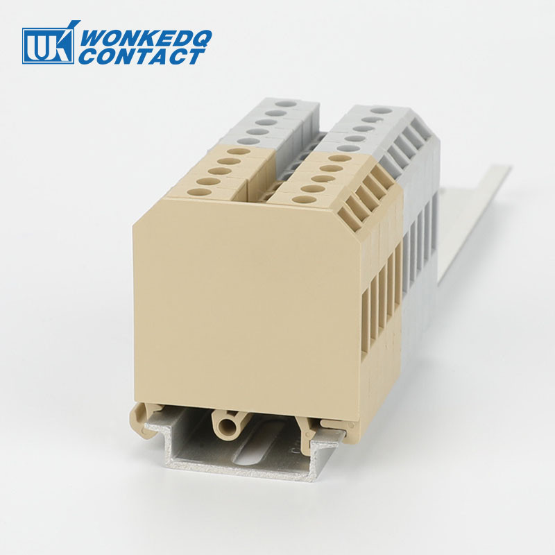 100Pcs AP4/10 For SAK4EN SAK6EN SAK10EN Electrical Connector Modular Terminal Block Protect Mount SAK Series End Plate AP 4/10