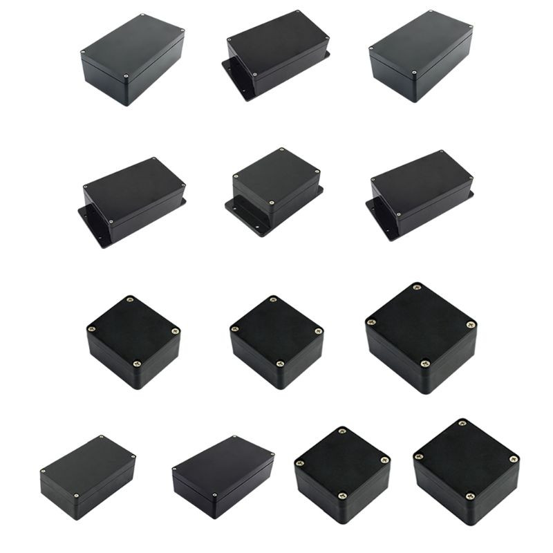 Black Box Vanjsko vodootporno kućište Plastična kutija Kućište elektroničkog projekta Instrument Vodootporno kućište razvodne kutije
