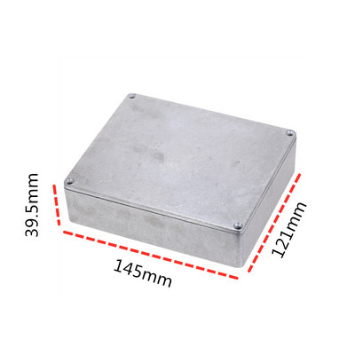 1590A 1590B konektor aluminijske kutije s 4 čelična vijka Kućište za pedale ZA dijelove gitare i pribor