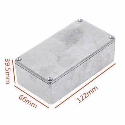 1590A 1590B konektor aluminijske kutije s 4 čelična vijka Kućište za pedale ZA dijelove gitare i pribor