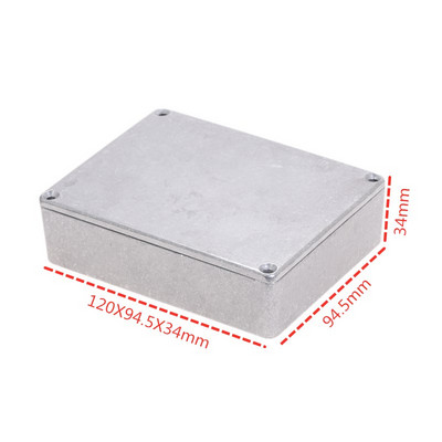 1590A 1590B konektor aluminijske kutije s 4 čelična vijka Kućište za pedale ZA dijelove gitare i pribor